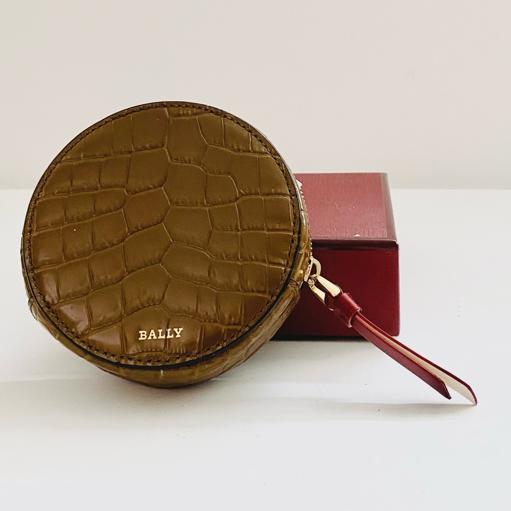 NWT: BALLY | Leather Mini Belt Pouch / Wallet